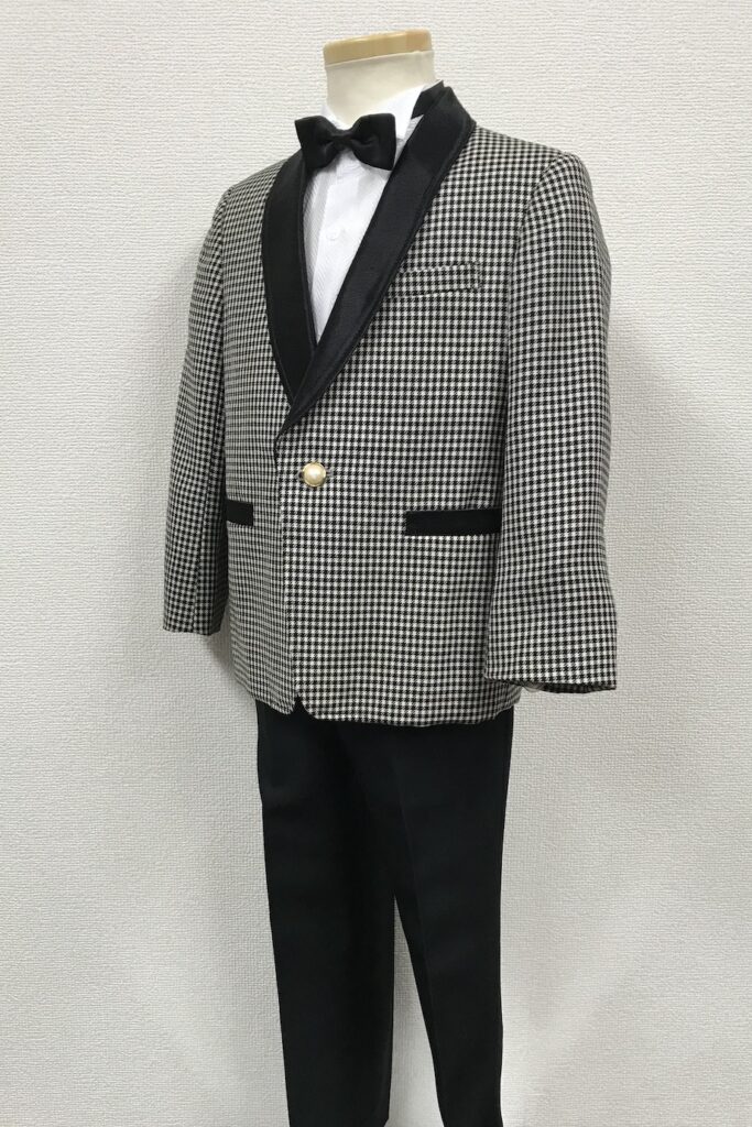 キッズタキシード【T6】チェック柄